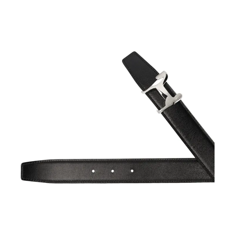 HERMES Panache Calfskin Leather Belts Men's 3.2cm-3