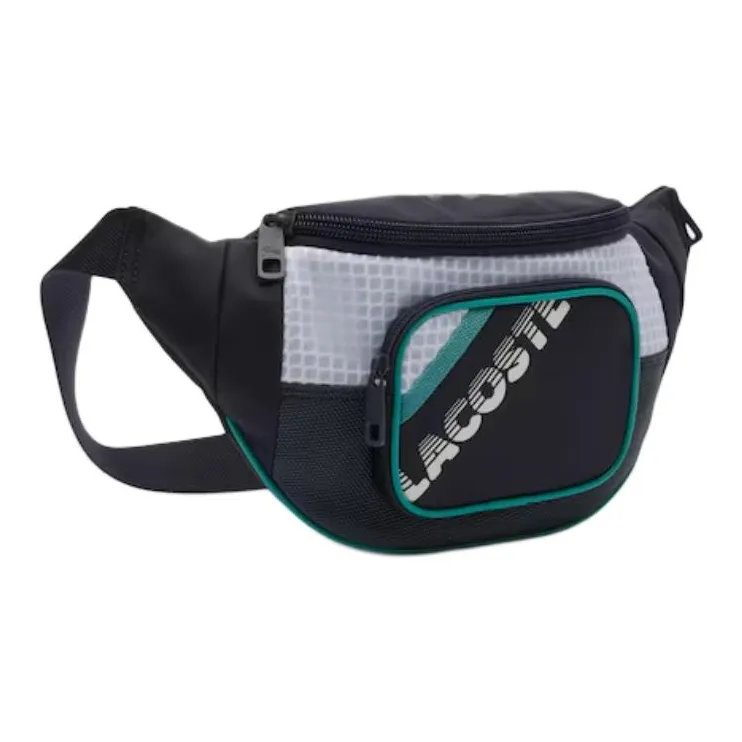 LACOSTE Nylon Fanny Pack Men's Black-2