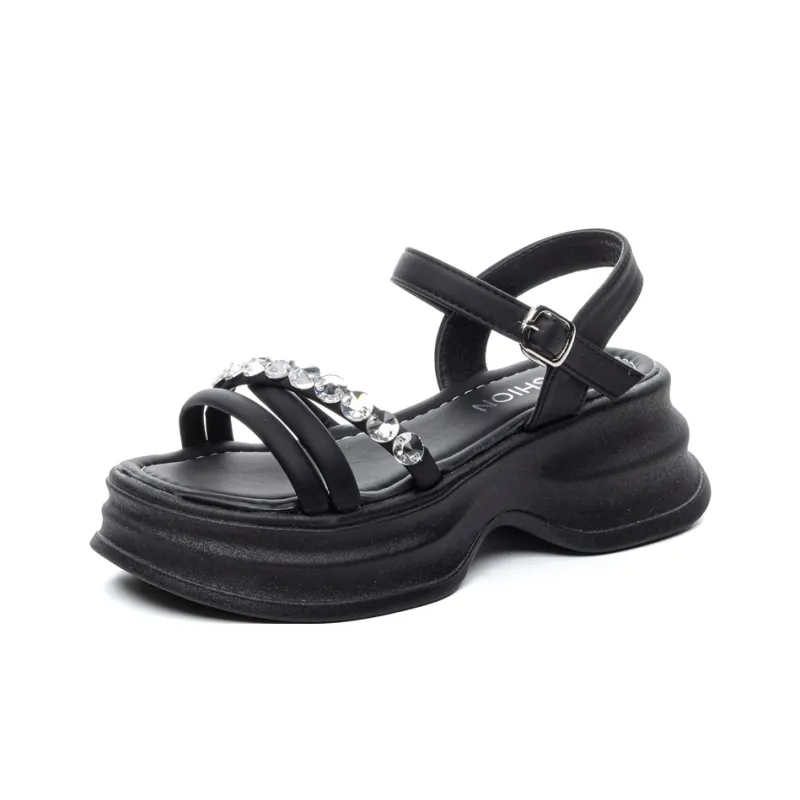 REIHUNG One Strap Sandals Women's-5