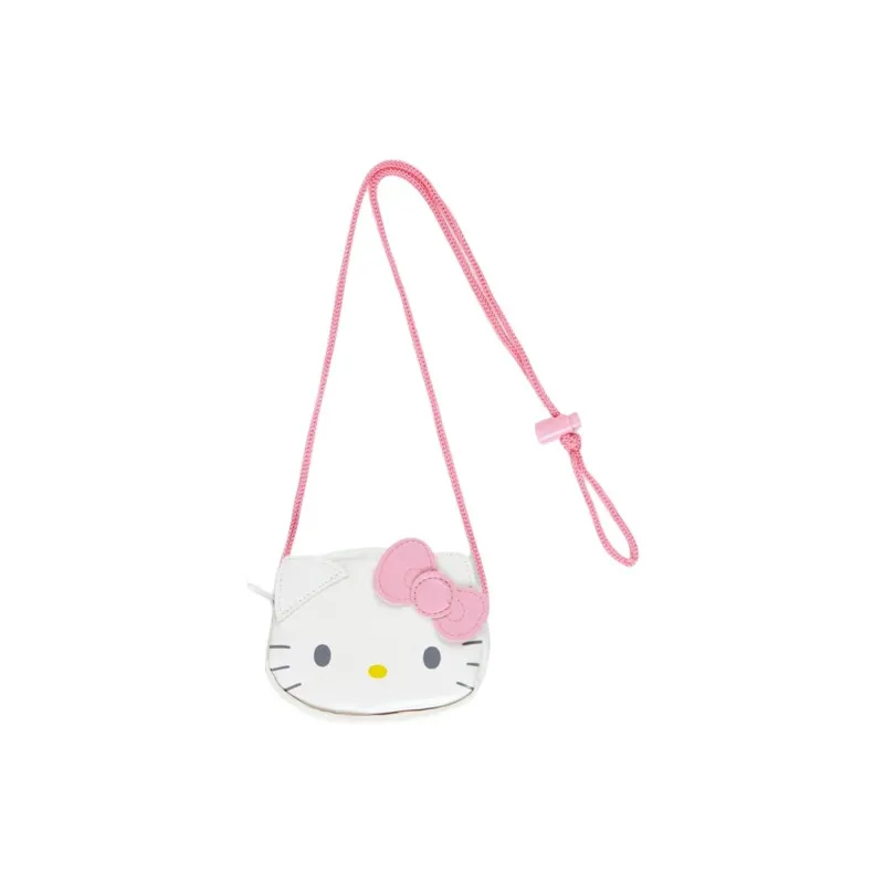 Sanrio Hello Kitty PU Coin Purse Women's White Pink-0