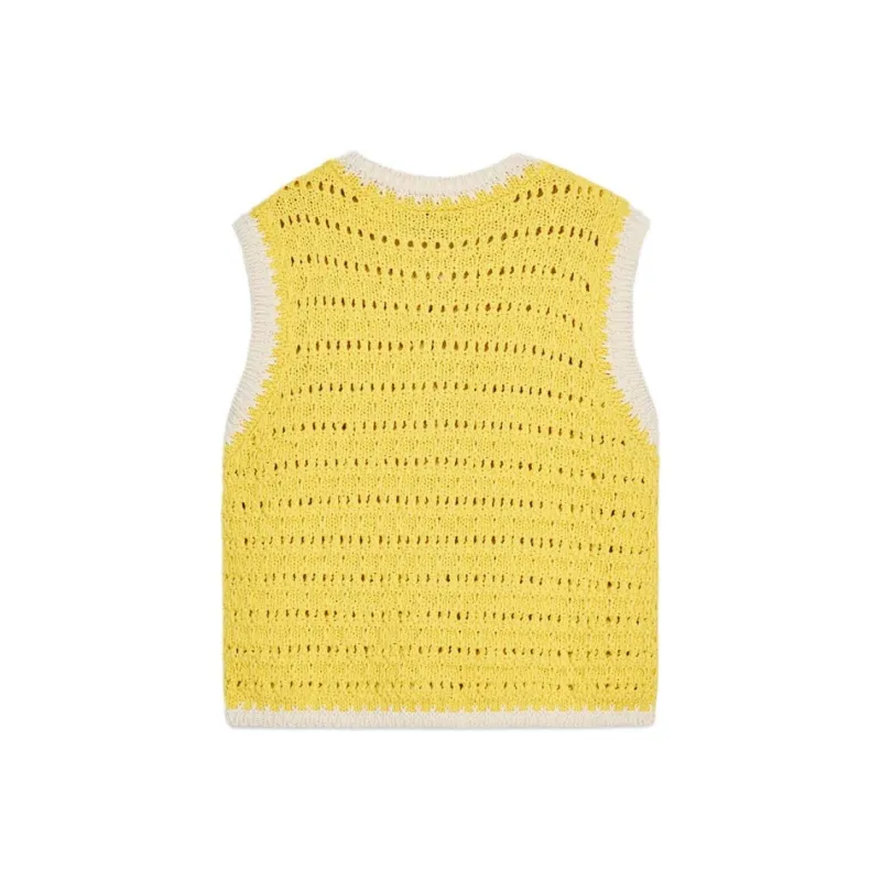 ZARA Tank Tops Women's Yellow-1