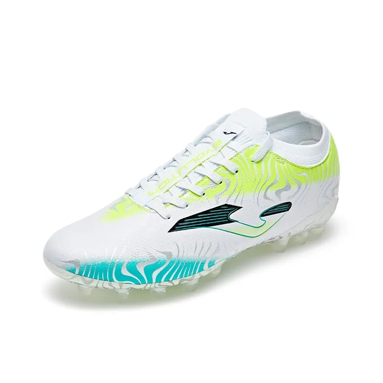 Joma Evolution Soccer Shoes Men's White Yellow-2