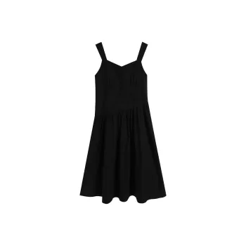 Migu Slip Dresses Women's Black