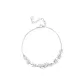 S999 Fine Silver-Floral Brocade Bracelet
