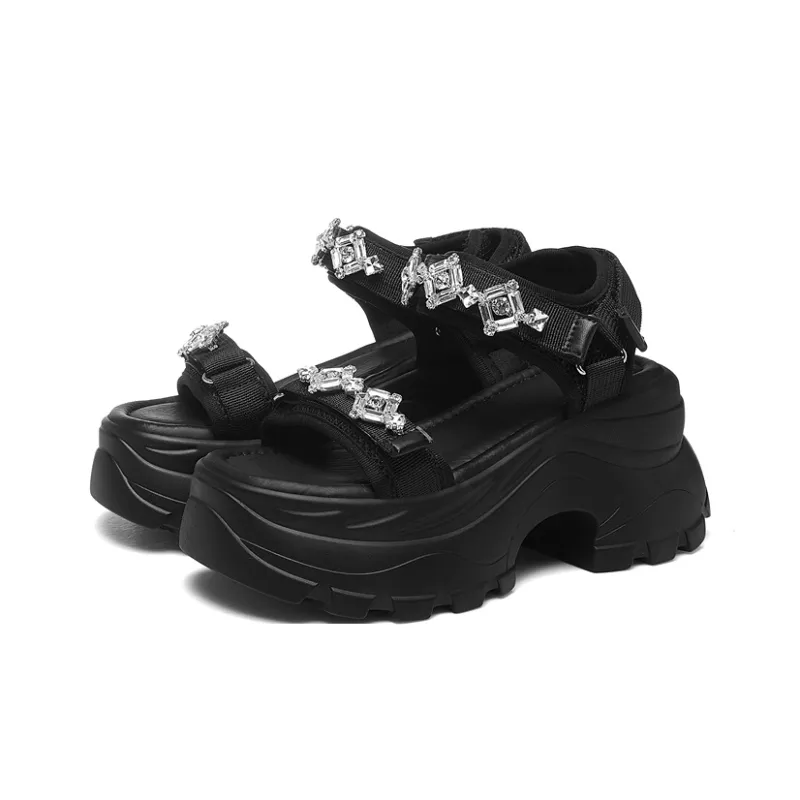 Golden Silk Rabbit One Strap Sandals Women's-1