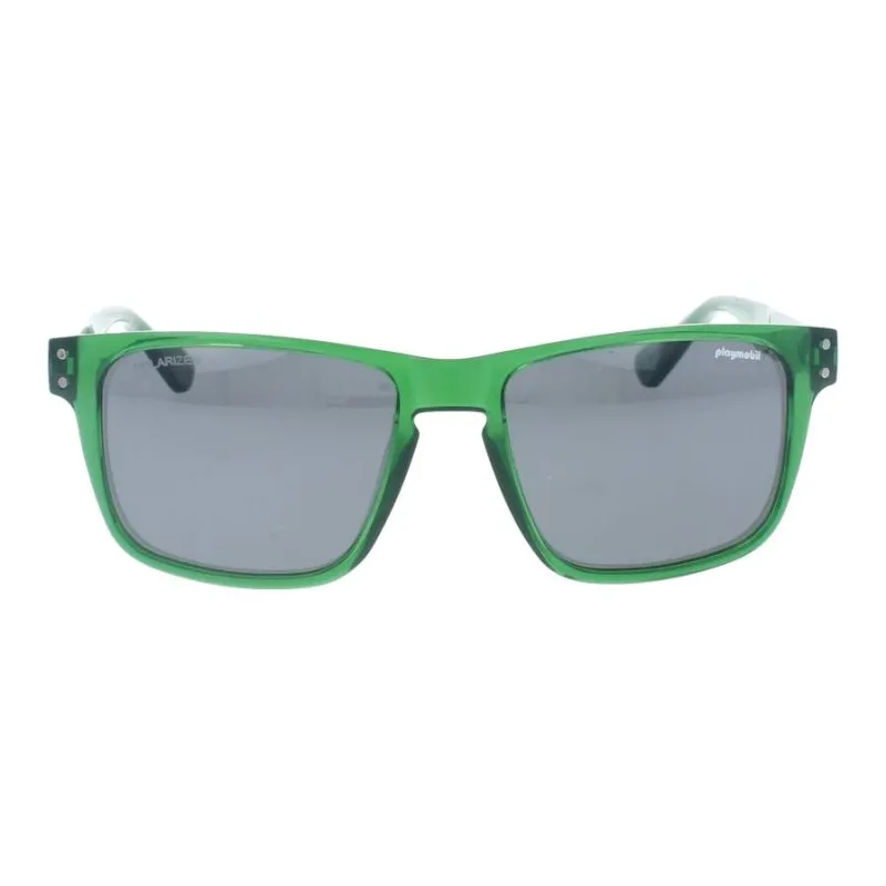 PLAYMOBIL Acetate Square Sunglasses Kids' Green-0