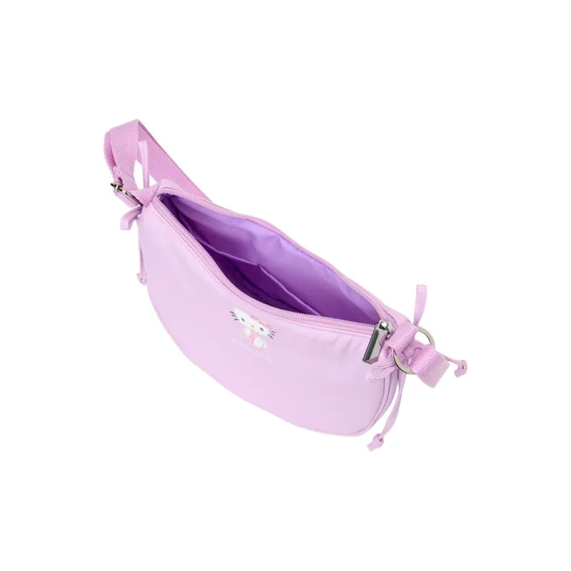 Sanrio Hello Kitty Polyester Shoulder Bag Women's Purple-3