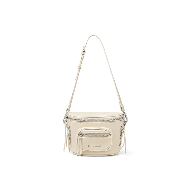 CinvaiKrose Synthetic Leather Shoulder Bag, Crossbody Bag, Small Fanny Pack Regular Women's Multicolor-0