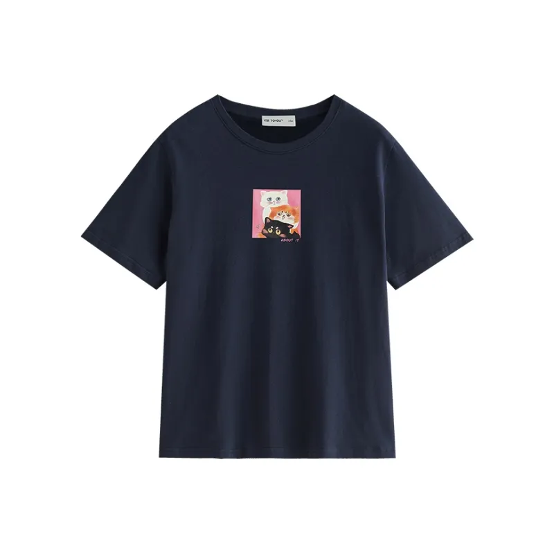Initial Language T Shirt Women's-12