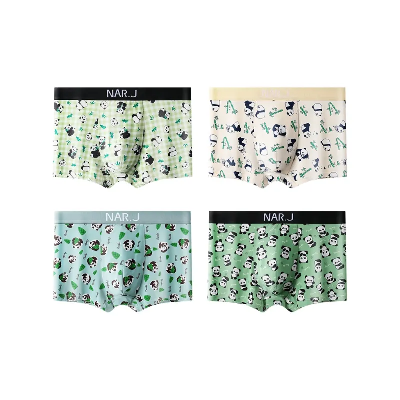 PLANDOO Underpants Men's 4 Pack-12