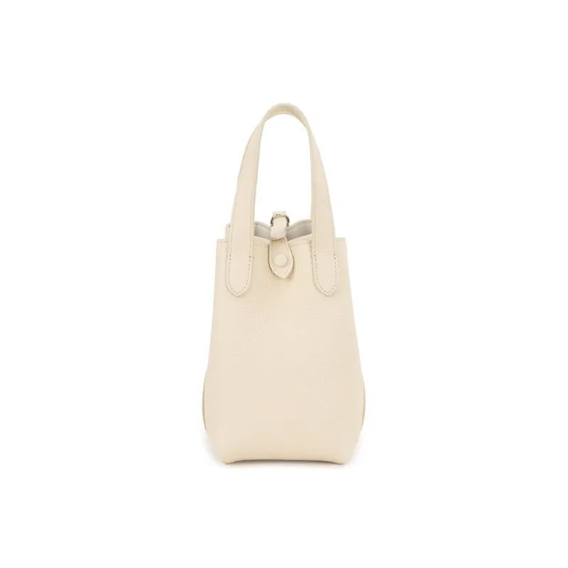 VENOF Top Grain Cow Leather Bucket Bag, Shoulder Bag, Crossbody Bag, Handbag Trumpets Women's Multicolor-9