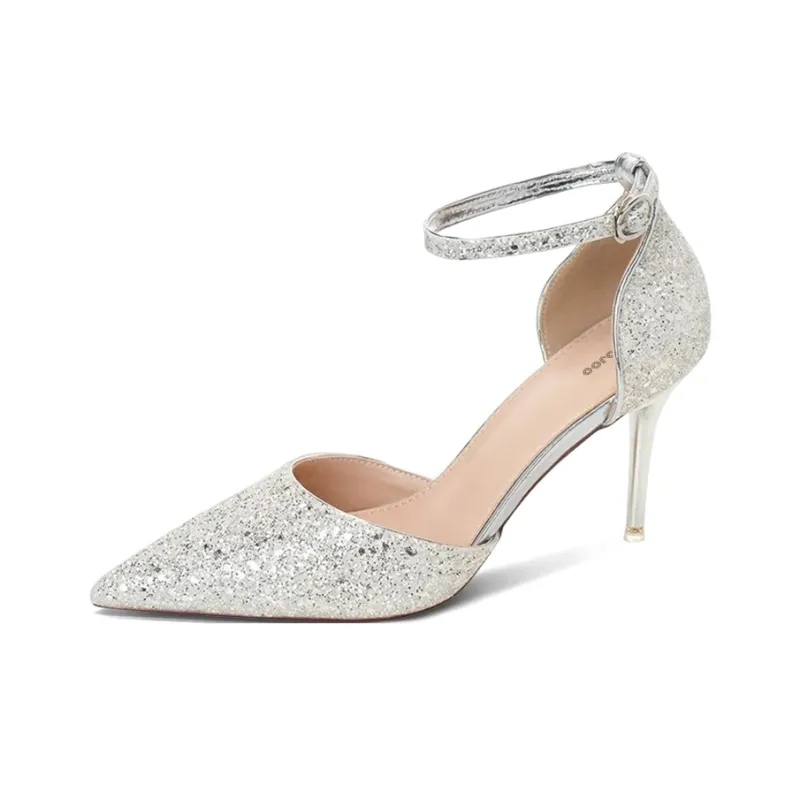 CVOJOO Slim Heel High Heels 7cm Women's-0