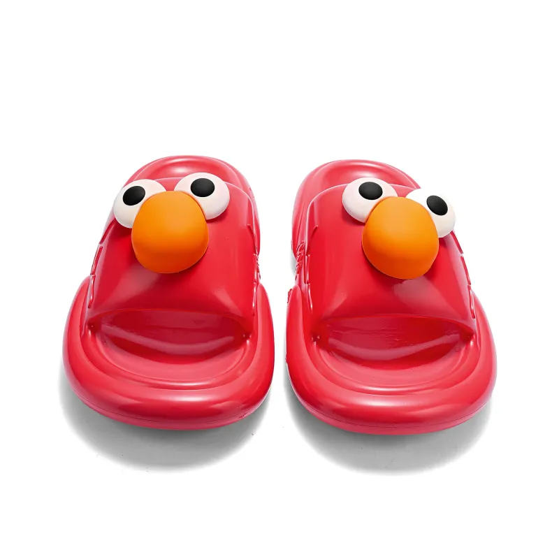 SESAME STREET Antibacterial Slip Resistant Abrasion Resistant Odor Resistant Slide Slippers Unisex-16