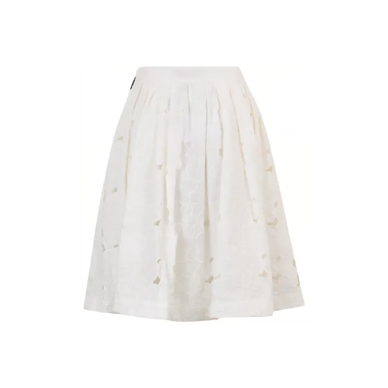 MSGM Sangallo lace Skirt-1
