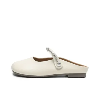 JOSINY Rubber Sole Closed Toe Slippers Women's