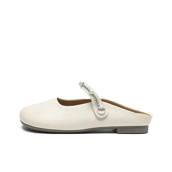JOSINY Rubber Sole Closed Toe Slippers Women's-0