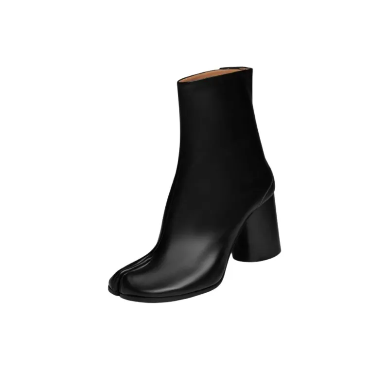 Maison Margiela Tabi Ankle Boots 8cm Women's Black-2