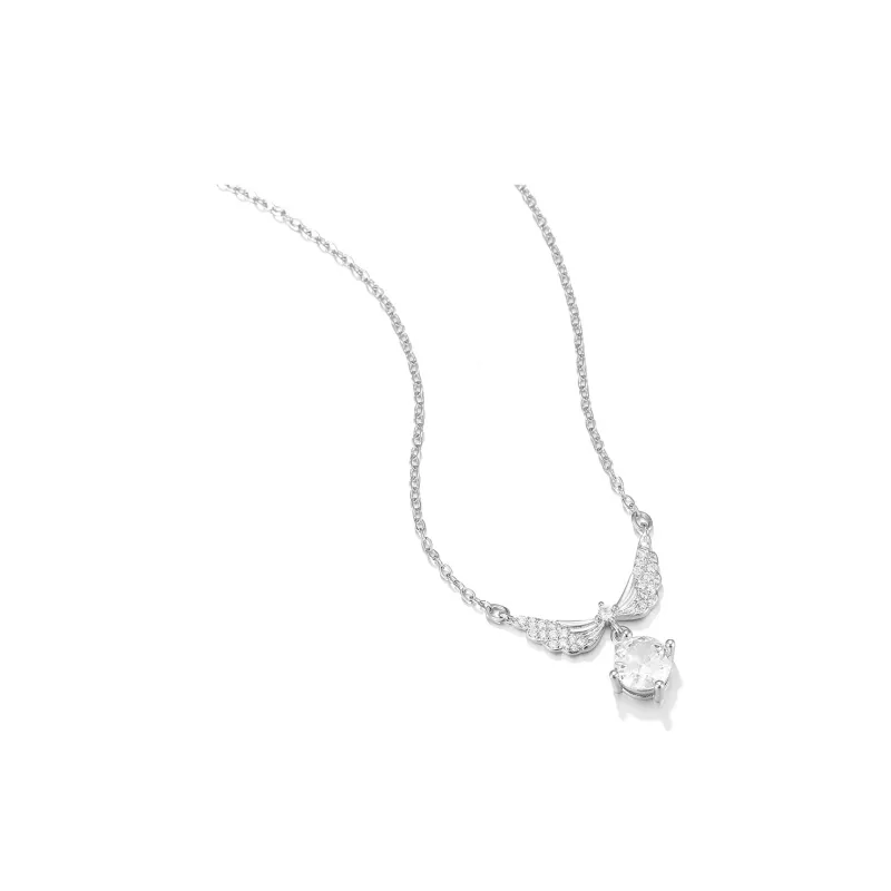 Clect Synthetic Cubic Zirconia Necklaces Women's-2