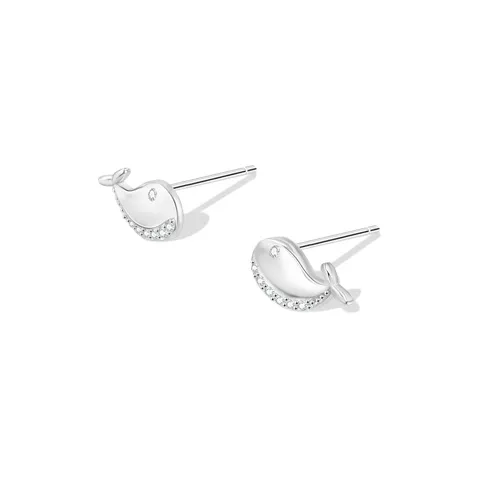 BLANK IN BLANK 999 Fine Silver Stud Earrings Women's