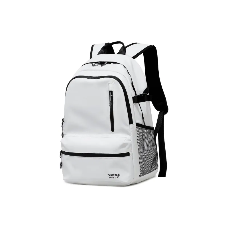 CHAOFANJI Membrana Dermalis Backpack Laptop Bag Regular Unisex White/Black-0