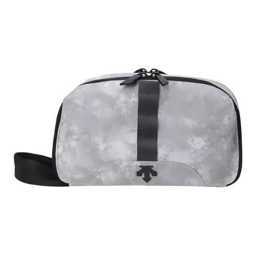 DESCENTE Polyester Handbag Small Size Men's Gray
