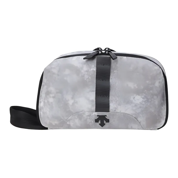 DESCENTE Polyester Handbag Small Size Men's Gray-0
