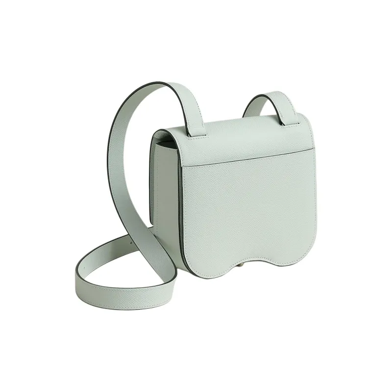 HERMES Della Cavalleria Epsom Calfskin Shoulder Bag Mini Women's Spicy Mint Green-2