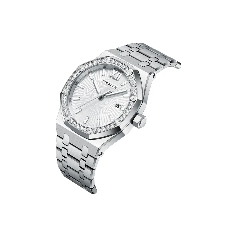 ROERDUM God Of War Series Automatic/Manual Mechanical Movement Stainless Steel Watchband Watch Men's Watches White Dial-19