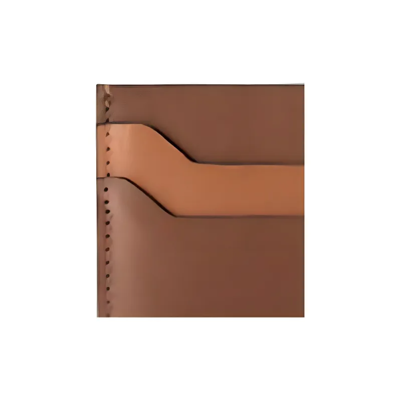 SAMSONITE Cow Leather Card Holder Women's Brown-4