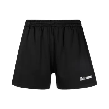 Balenciaga Swimming Shorts Women's Black