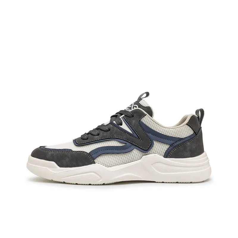 LINGPAO Shock Absorbers With Abrasion Resistant And Slip Resistant Properties Low Top Casual Shoes Men's-10