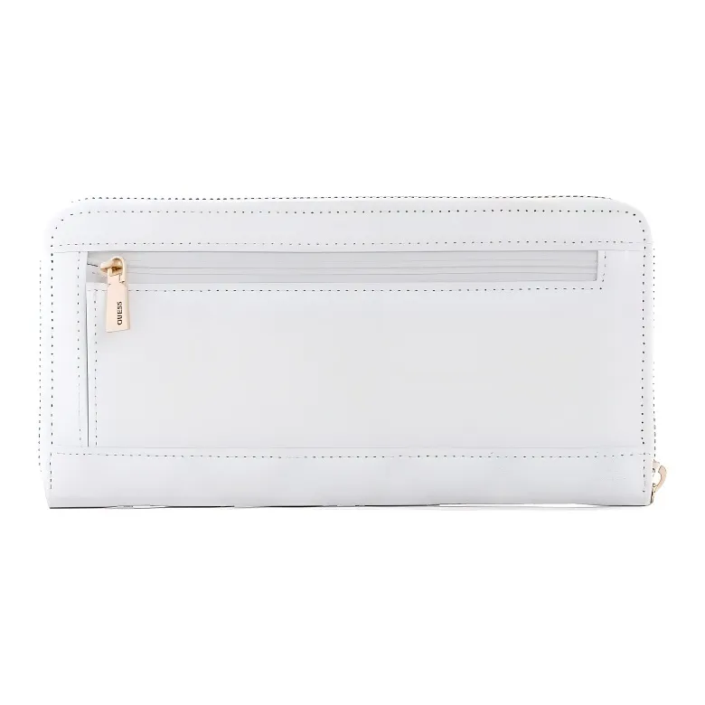 GUESS Artificial Leather Wallet Tubas Women's White-1