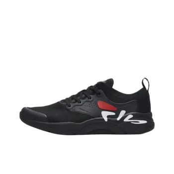FILA Mind Anti Slip Wear Resistant Low Top Training Shoes Men's Black