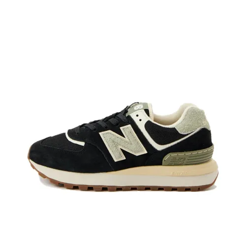 New Balance 574 Legacy Anti Slip Wear Resistant Low Top Running Court shoes Unisex Black D Width