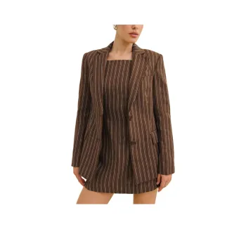 REFORMATION James Linen Blazer Business Suit Women's