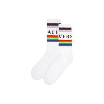 VERSACE FW24 Mid-Calf Socks Men's 1 Pack White