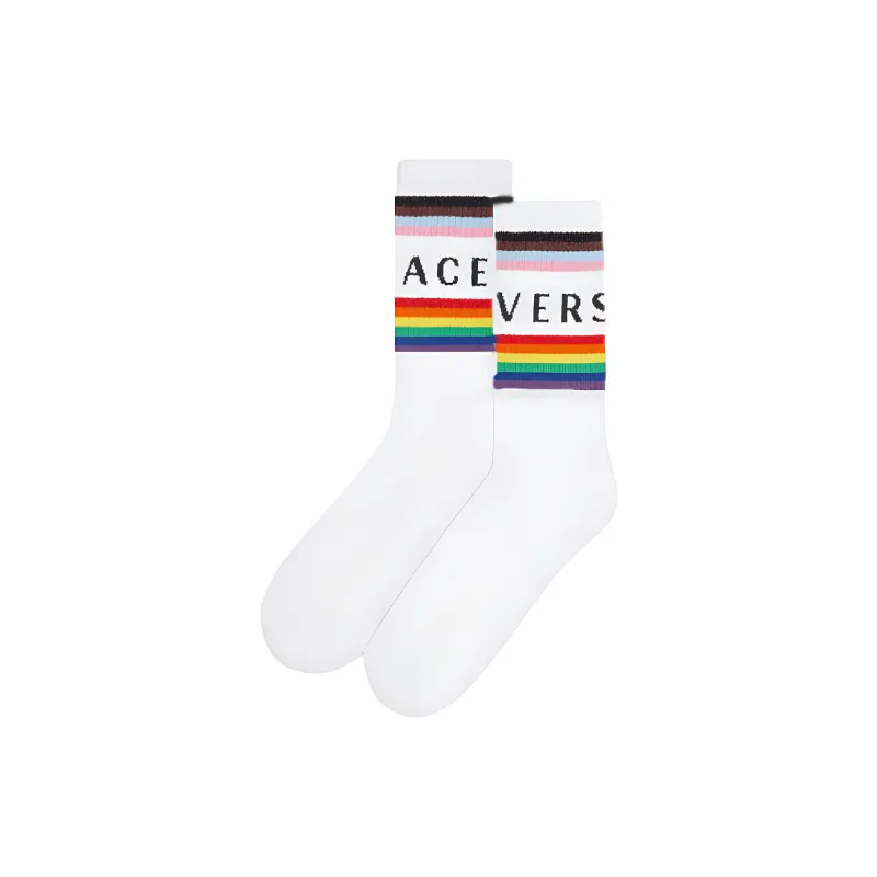 VERSACE FW24 Mid-Calf Socks Men's 1 Pack White-0