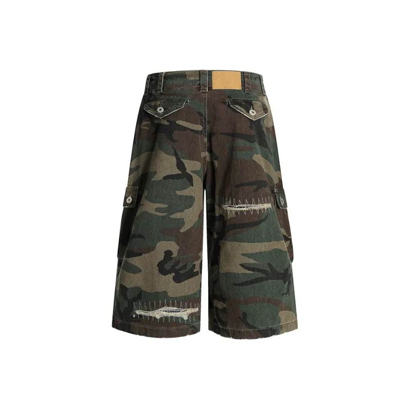 BABUGGE Casual Shorts Unisex Camouflage-1