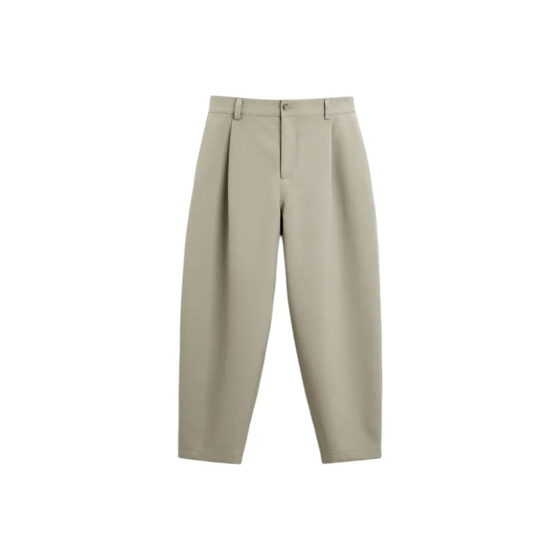 ZARA Casual Pants Men Tan-0