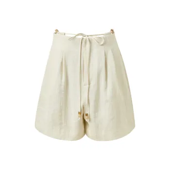 3COLOUR Casual Shorts Women's Apricot