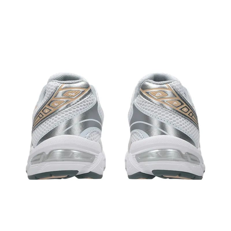 Asics Gel 1130 Anti Slip Wear Resistant Low Top Casual Running Shoes Unisex White Gold-5