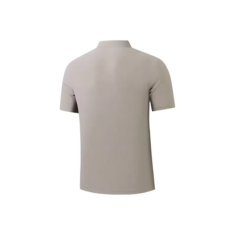 QIAODAN Sports Life Collection Polo Shirt Men's Iron Brown Tan-1