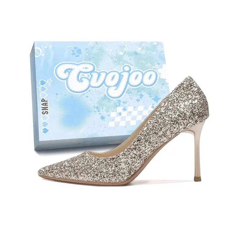 CVOJOO Slim Heel High Heels Women's-6