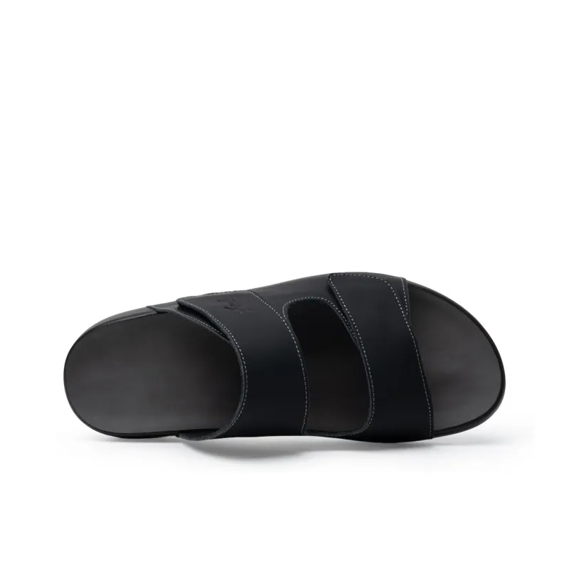 FED Slide Slippers Men Black/Khaki-4