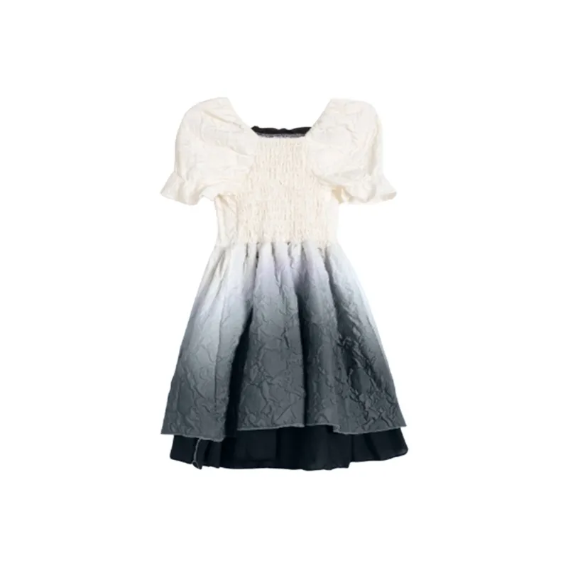 Peaches Peaches Short Sleeved Dress Women's-15