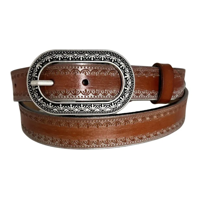 JEANSWEST Split Cow Leather Belts Women's 3.5cm-7