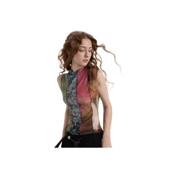 Desigual Tank Tops Women's Multicolor Print