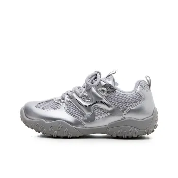 Warrior Coverage Slip Resistant Mid Top Casual Shoes Women's Silver Gray
