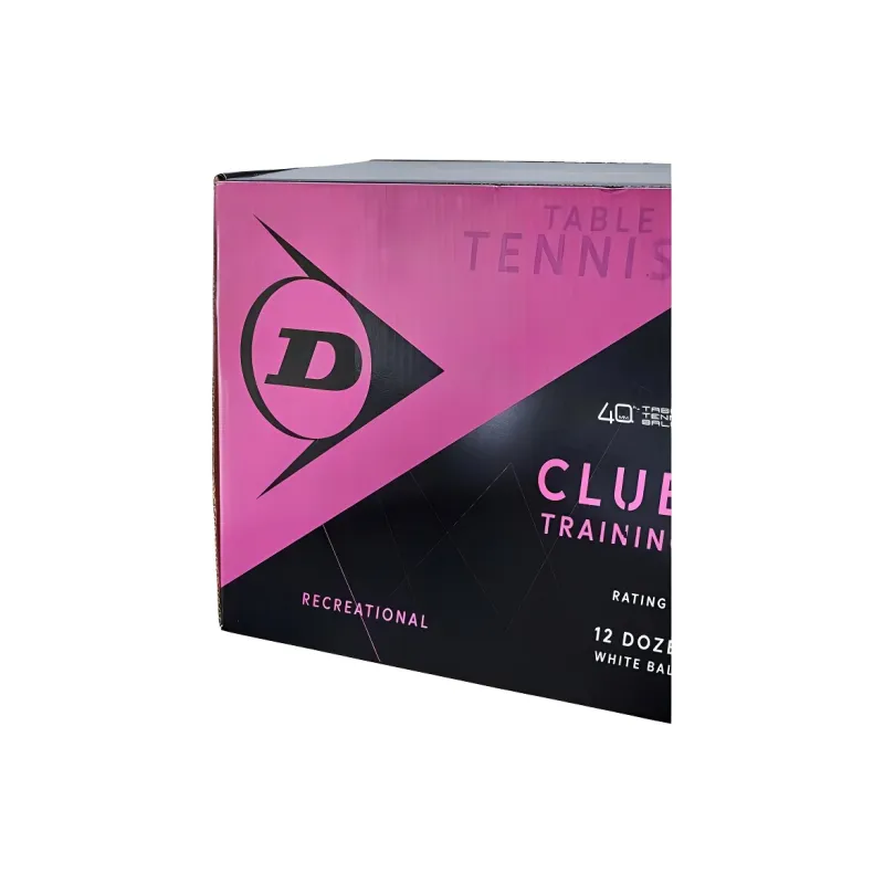 DUNLOP Table Tennis Plastic Competition Unisex White-3