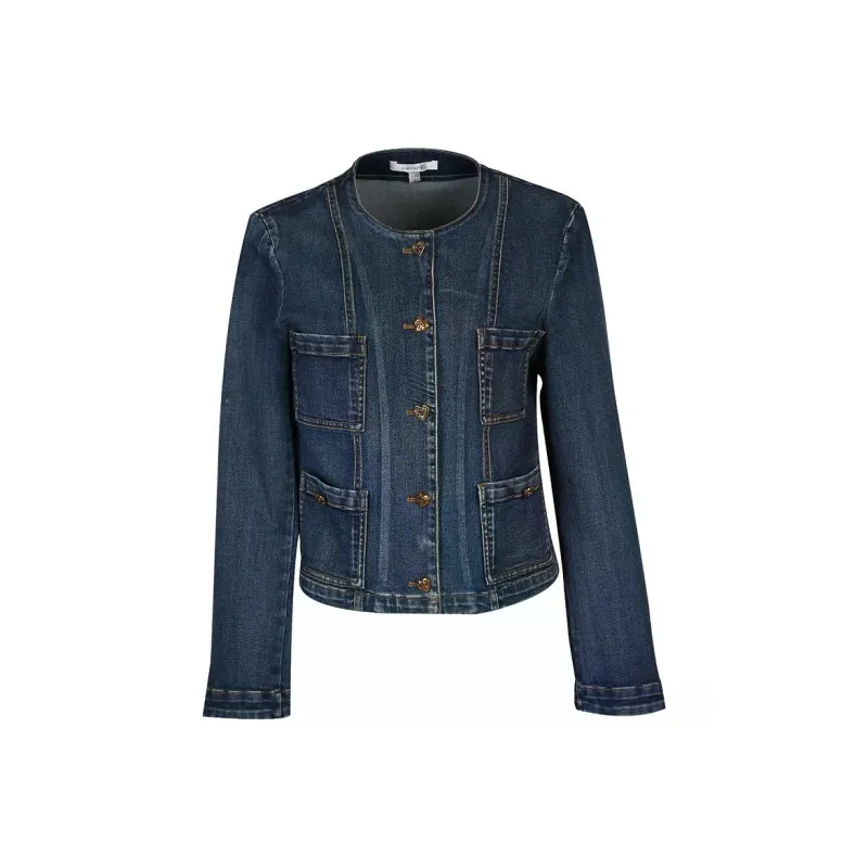 Caroline Denim Jackets Women's Blue-0